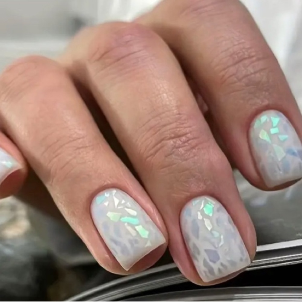 New Press on Nails Fake Fun & Fabulous Glue Pads & File Included